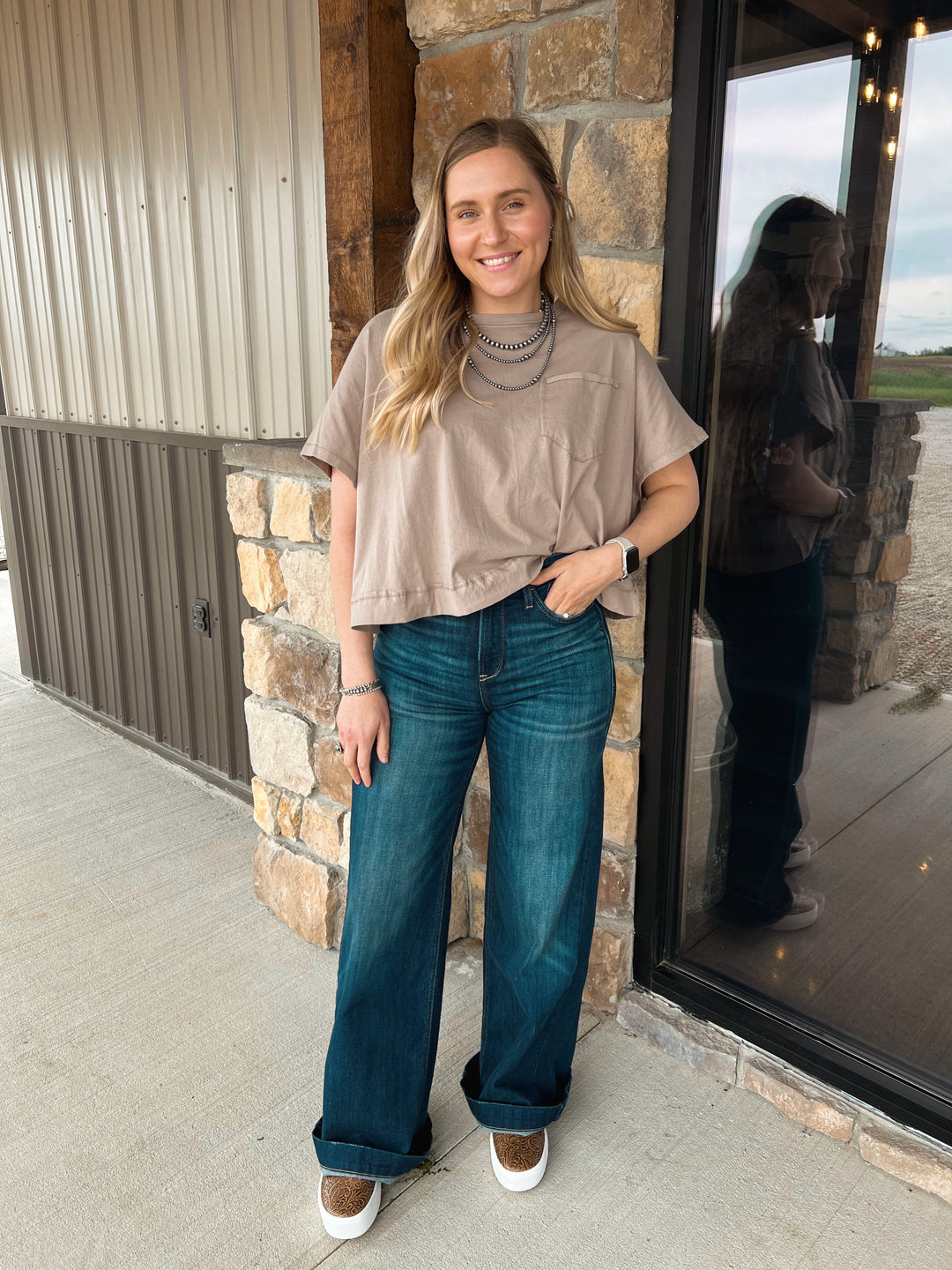 Basic Oversized Tee{3 Colors}