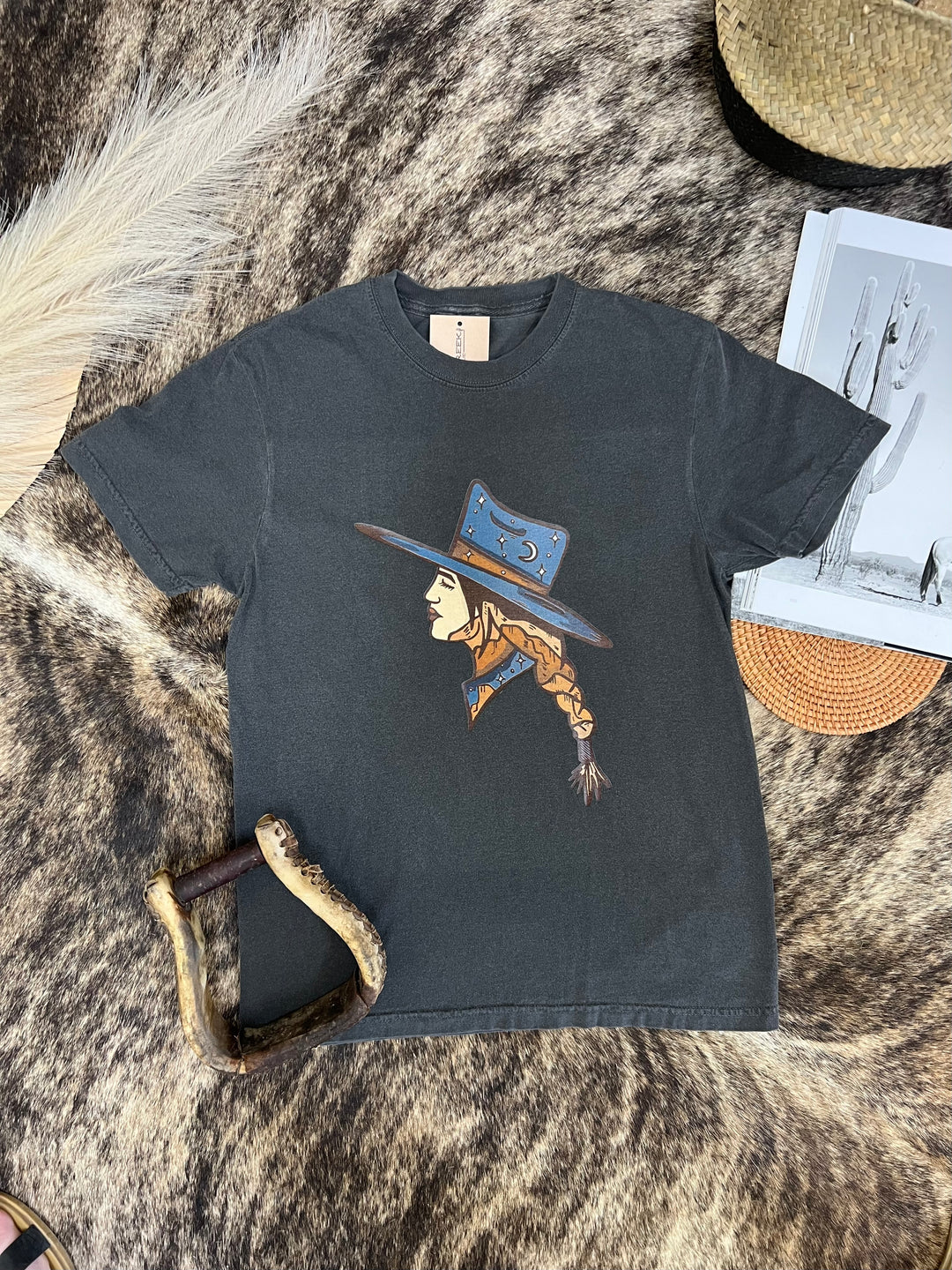 Midnight Cowgirl Tee