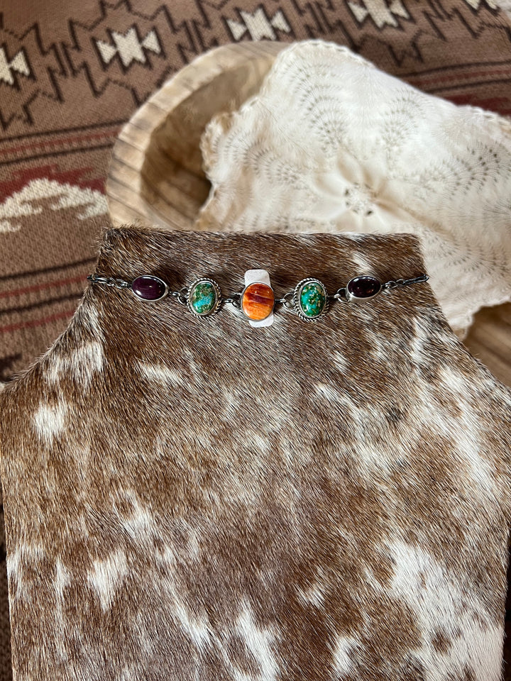 Multi Stone Choker
