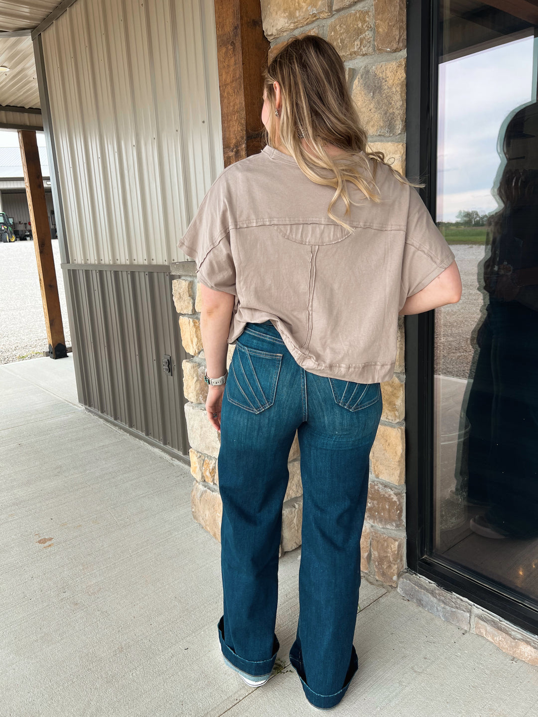 Basic Oversized Tee{3 Colors}