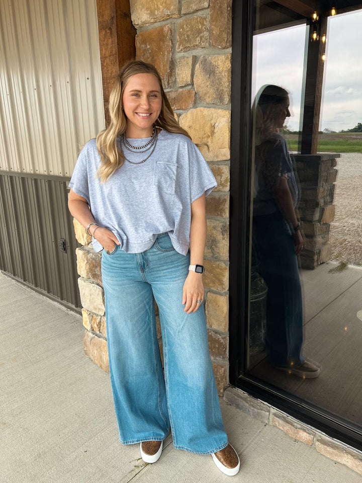 Basic Oversized Tee{3 Colors}
