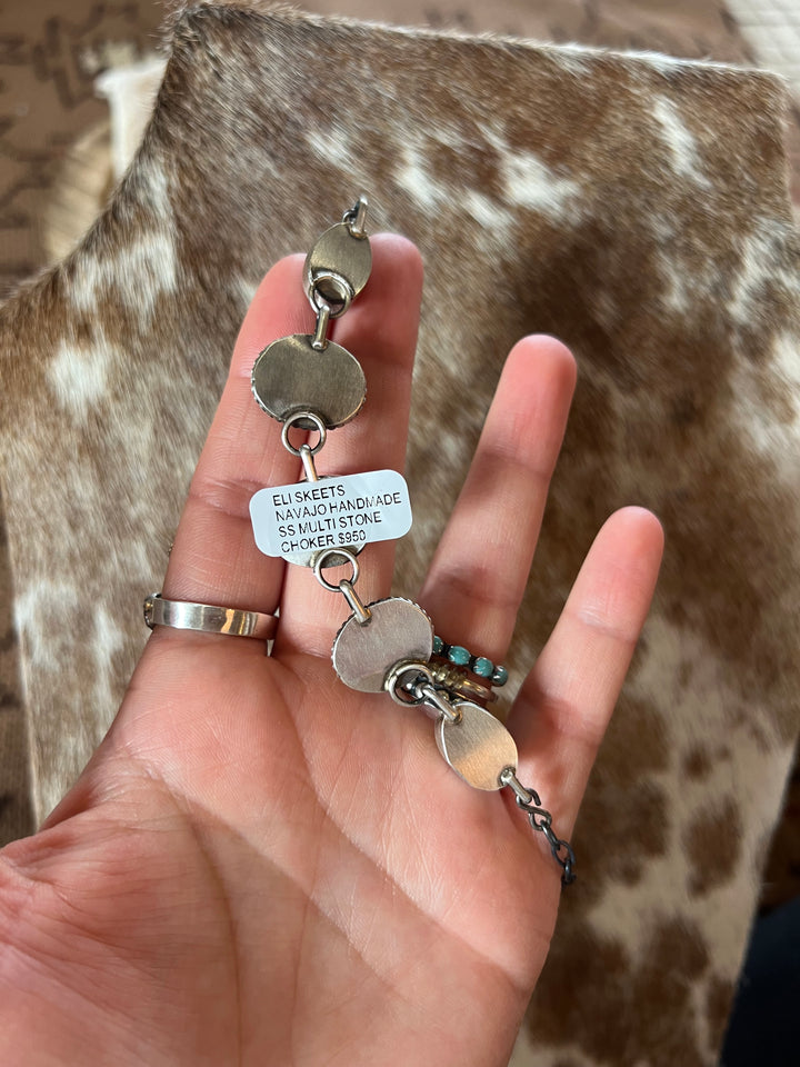 Multi Stone Choker