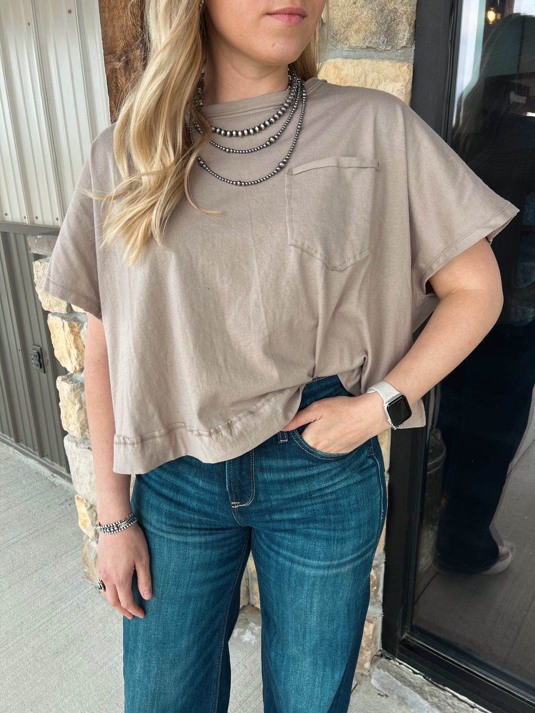 Basic Oversized Tee{3 Colors}