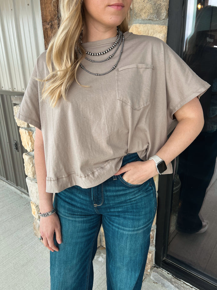 Basic Oversized Tee{3 Colors}