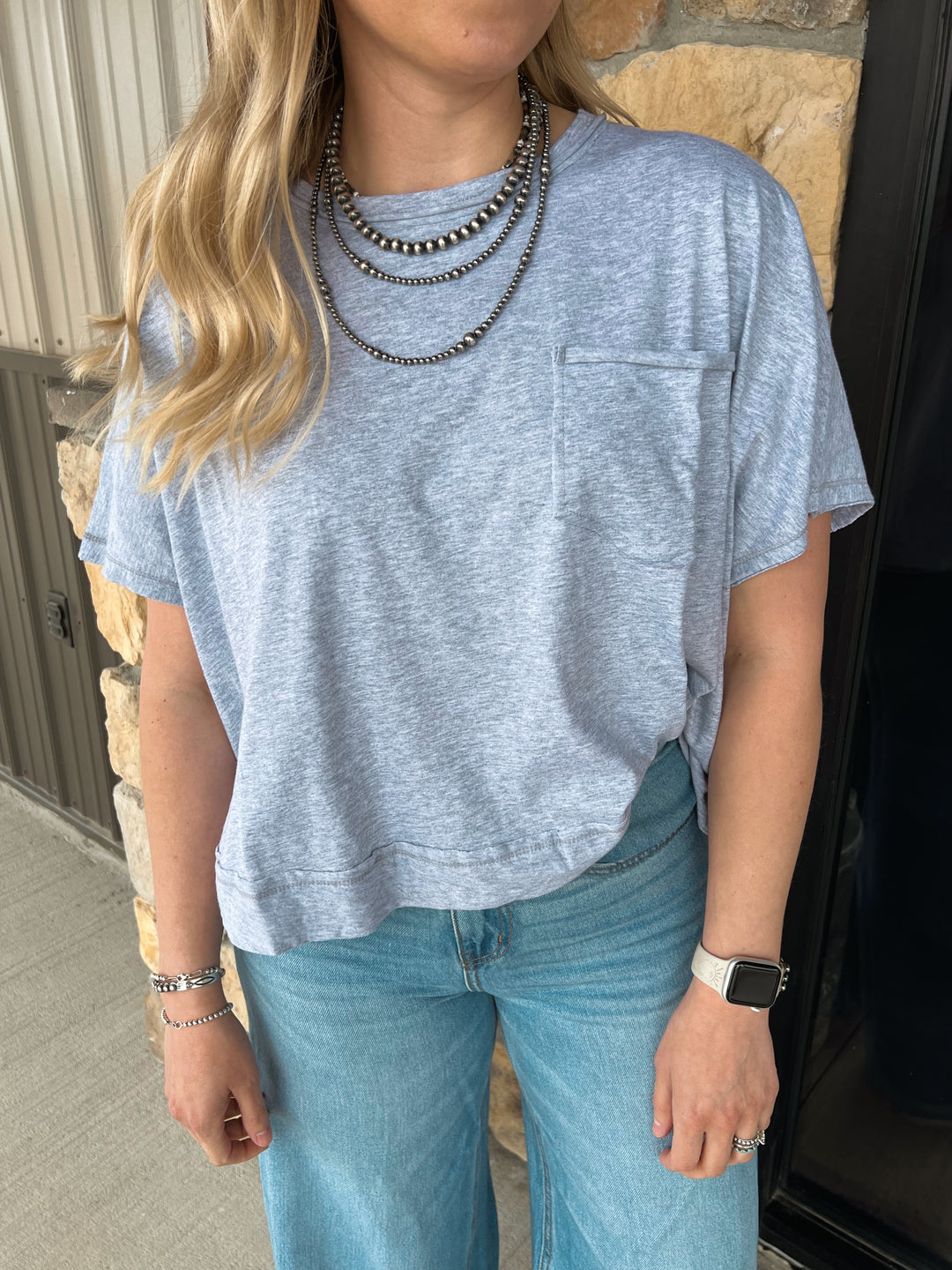 Basic Oversized Tee{3 Colors}