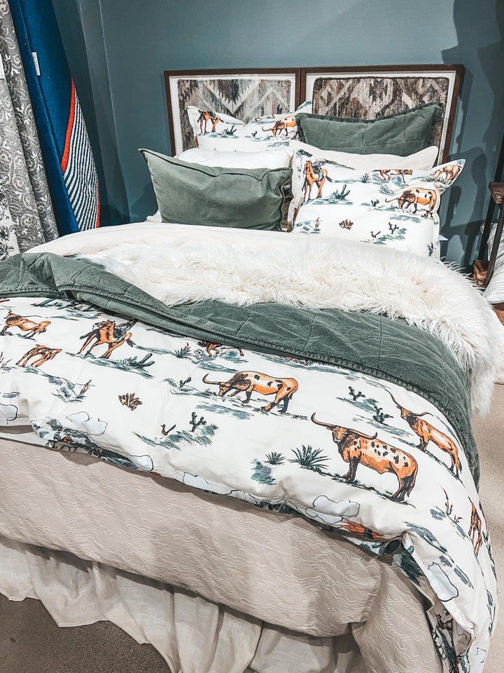Ranch Life Reversible Color DUVET Set