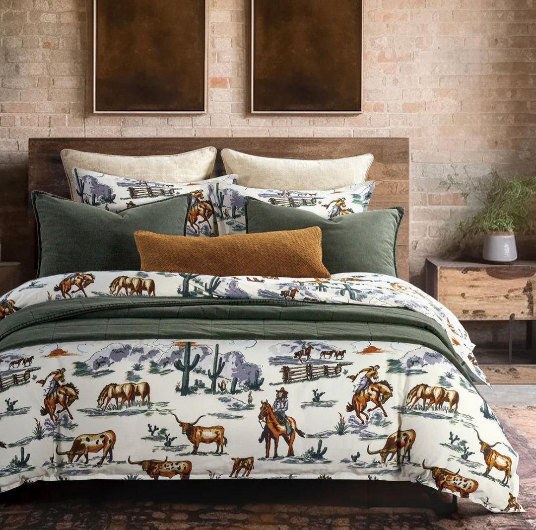 Ranch Life Reversible Color DUVET Set